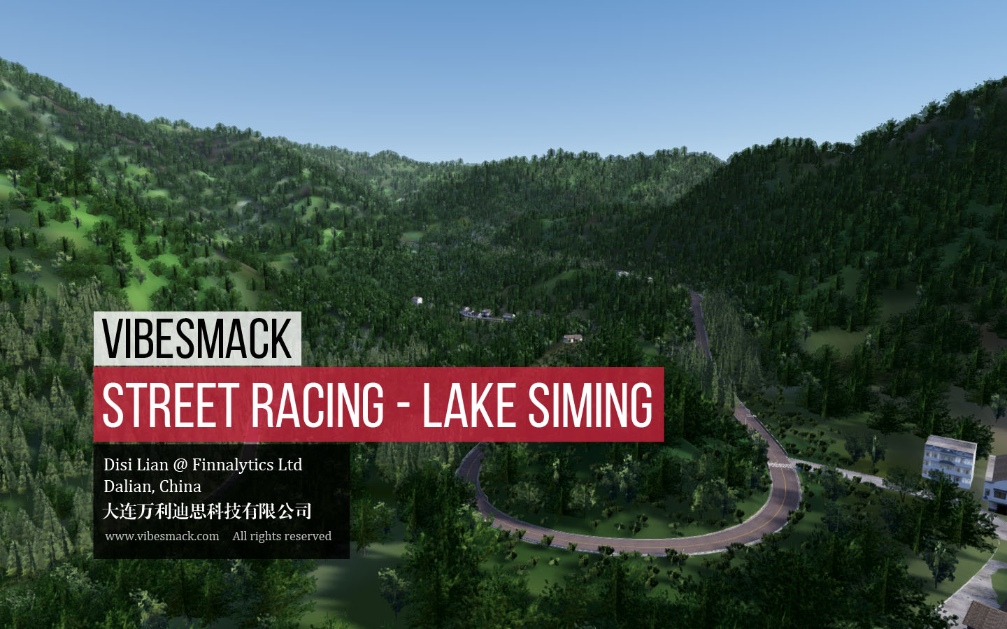 Street Racing Lake Siming - Digital Race Track for Assetto Corsa