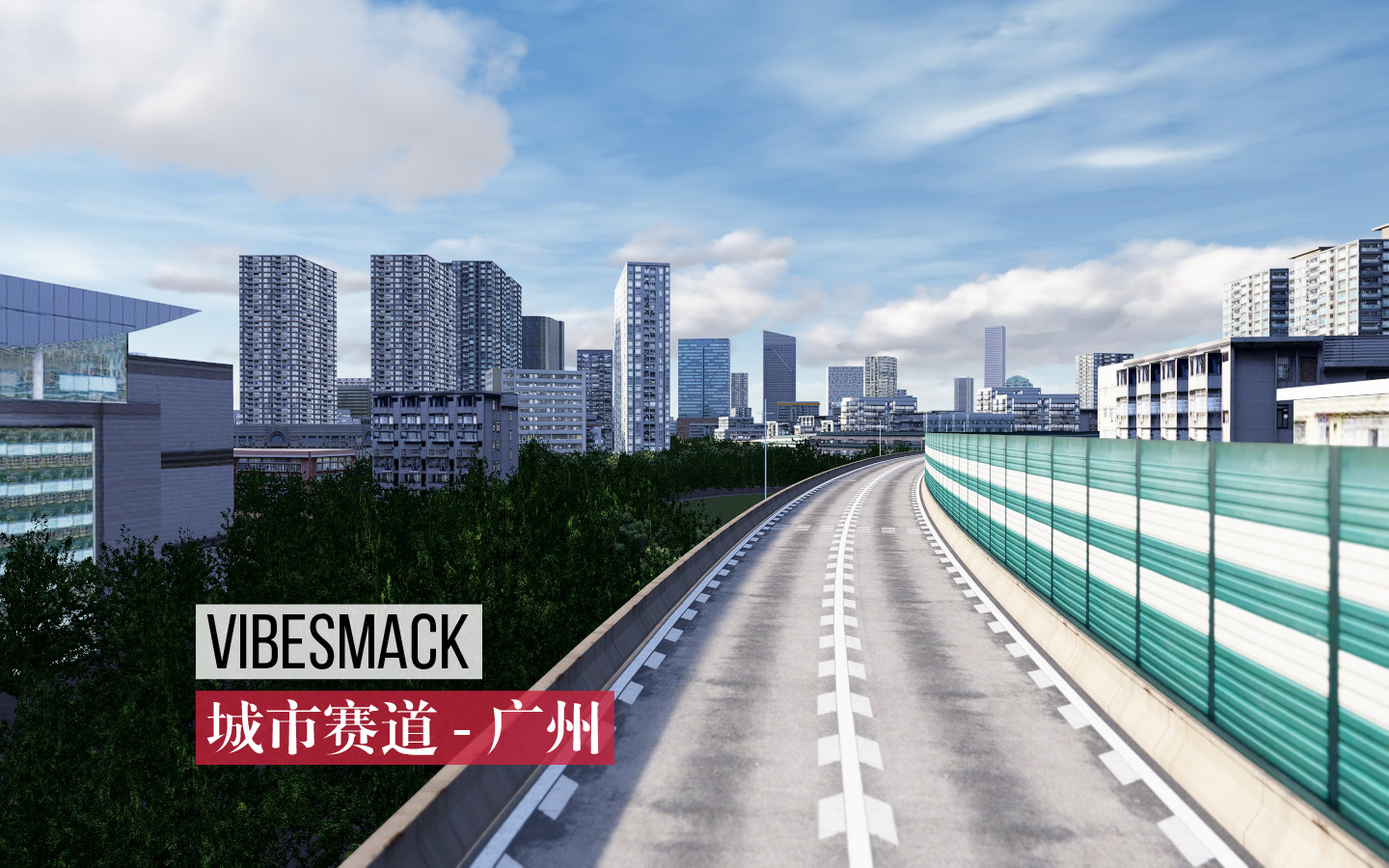 VibeSmack Street Racing Guangzhou - Digital Race Track for Assetto Corsa